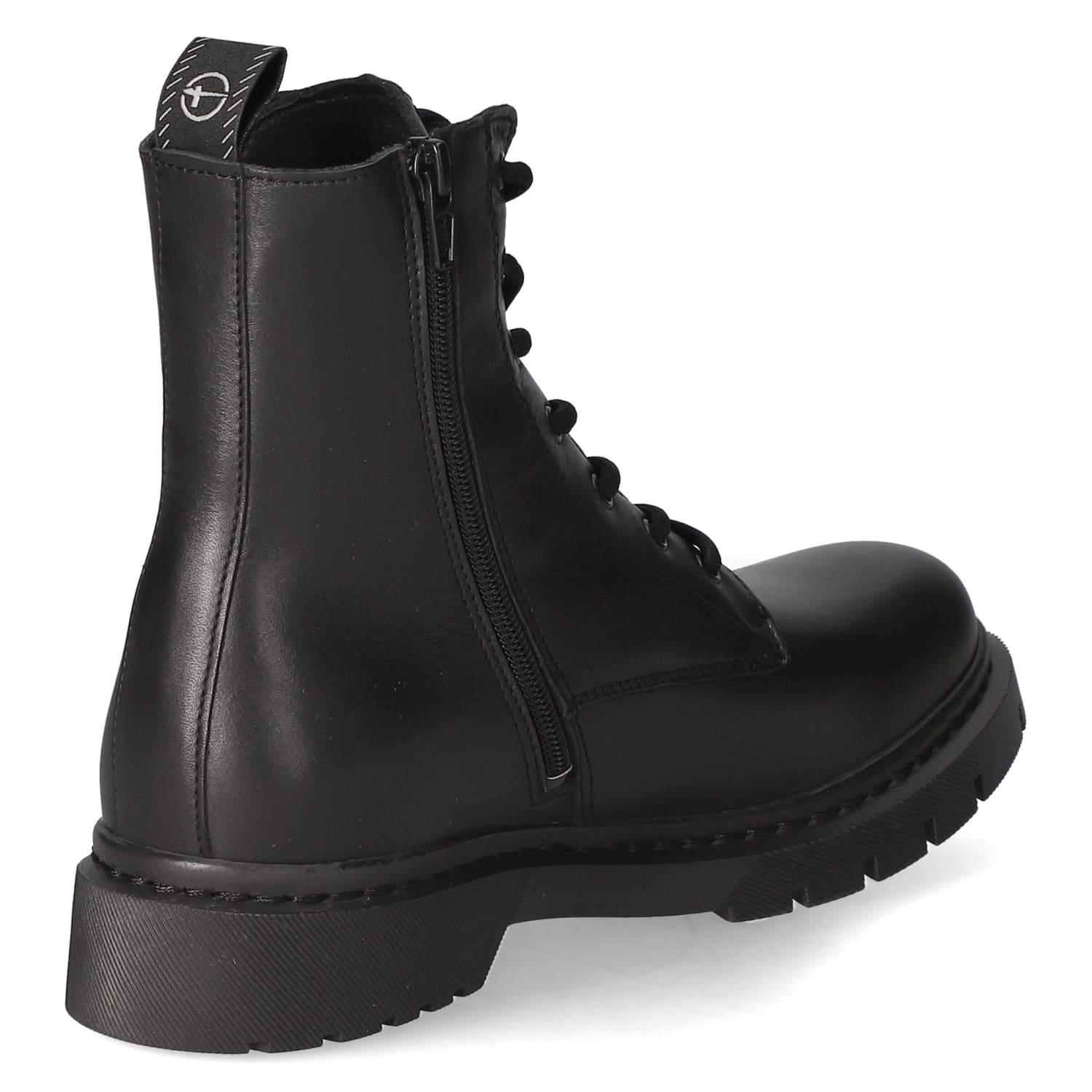 Schnürstiefeletten  Schwarz