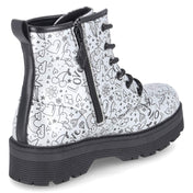 Boots GRAVLEN HI DOODLE DOWN  Silber