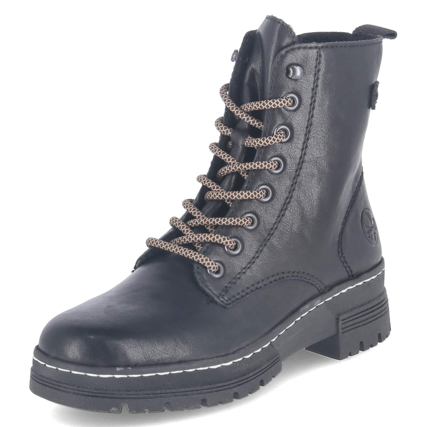 Schnürboots  Schwarz