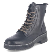 Schnürboots  Schwarz