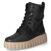 Schnürstiefeletten  Schwarz