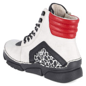 Schnürstiefeletten  Weiß