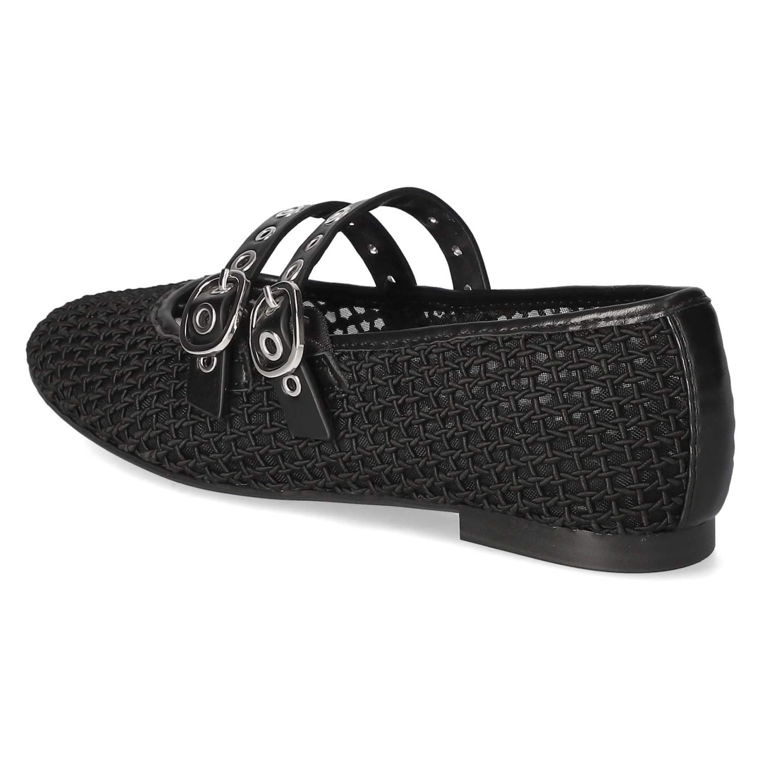 Spangenballerinas  Schwarz