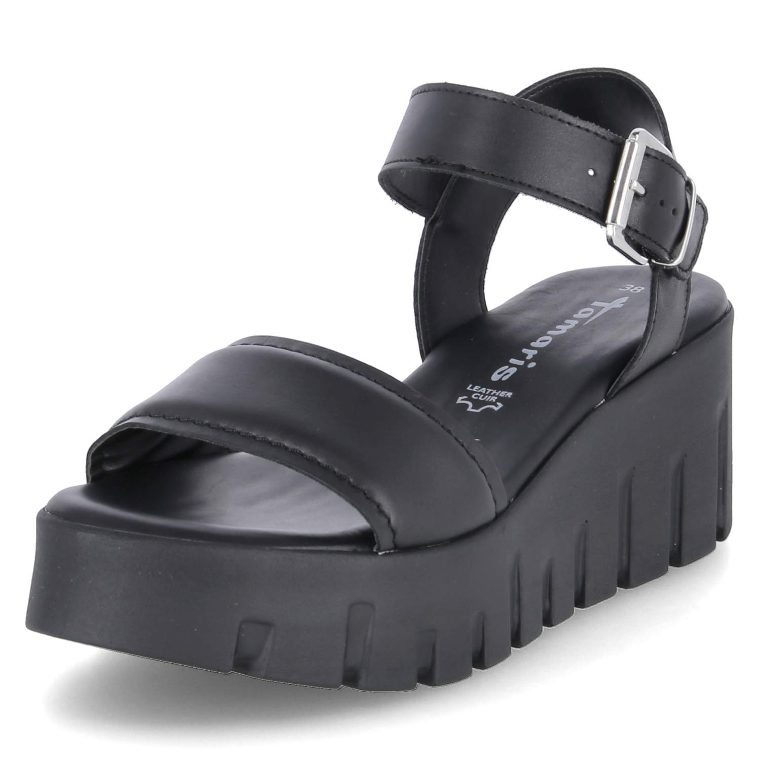 Plateausandalen Schwarz