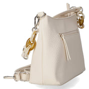 Schultertasche  Beige