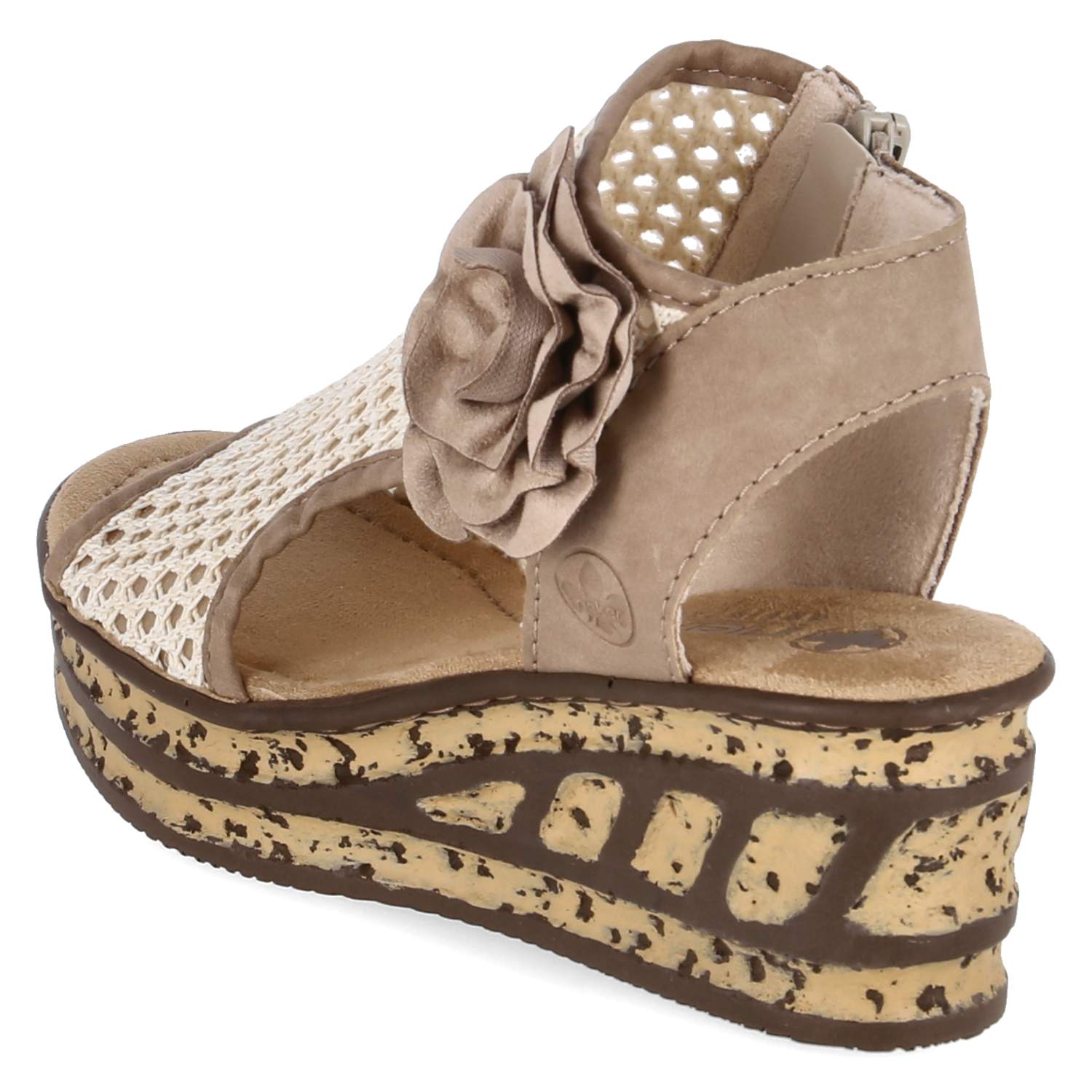 Keilsandaletten  Beige
