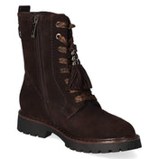 Schnüstiefeletten  Braun