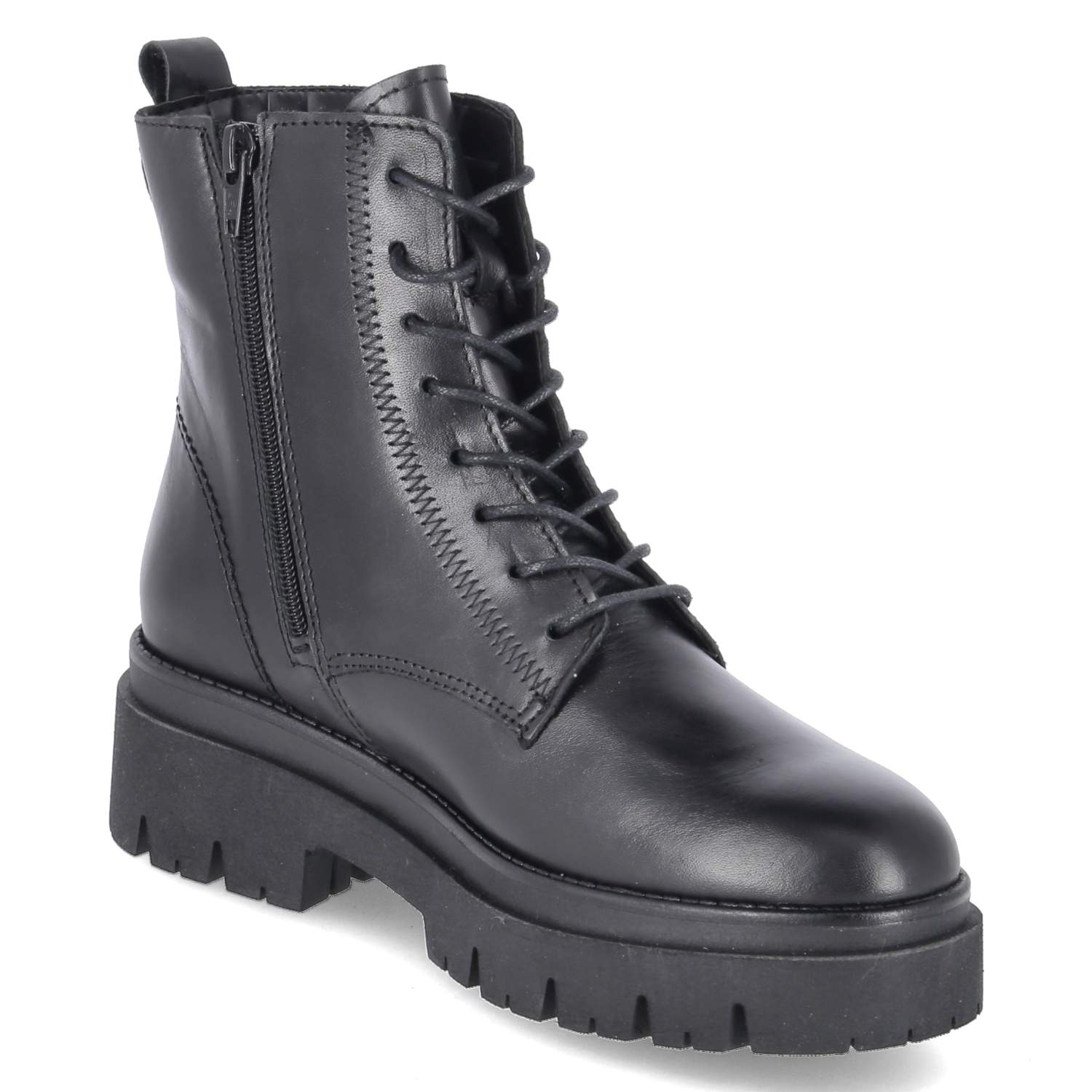 Schnürboots  Schwarz
