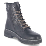 Schnürboots  Schwarz