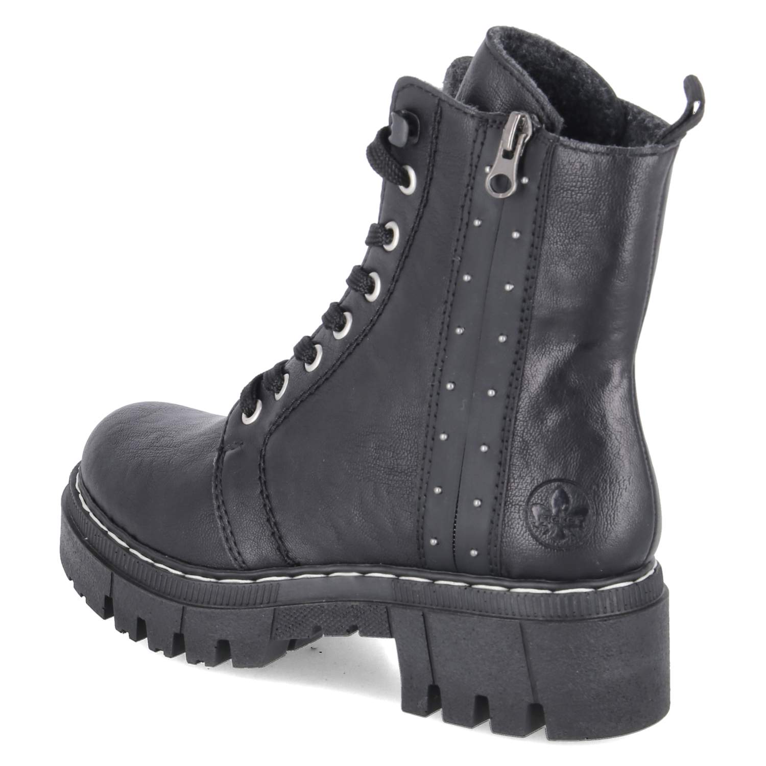 Schnürboots  Schwarz