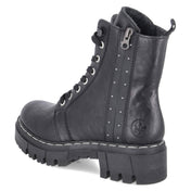 Schnürboots  Schwarz