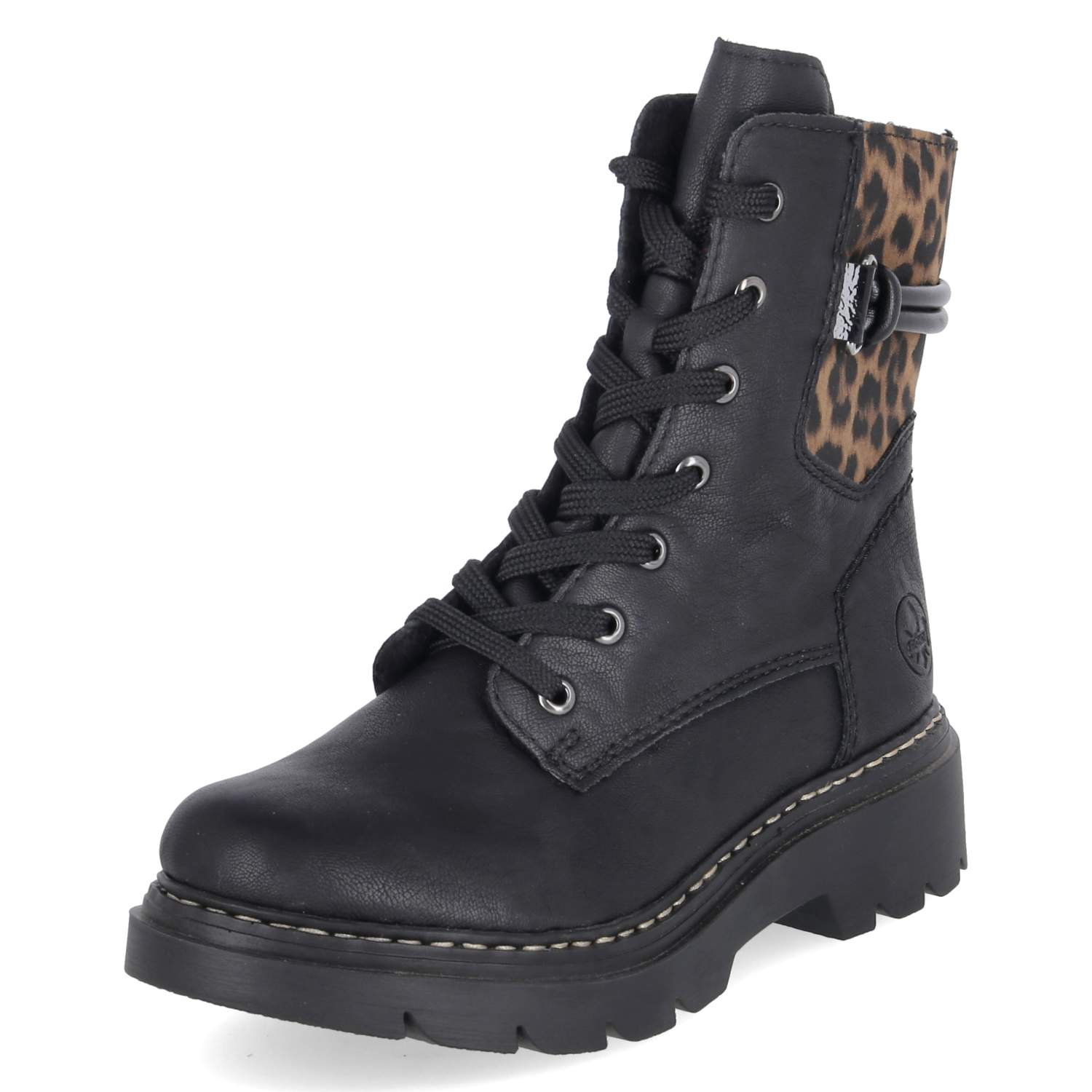 Schnürboots  Schwarz