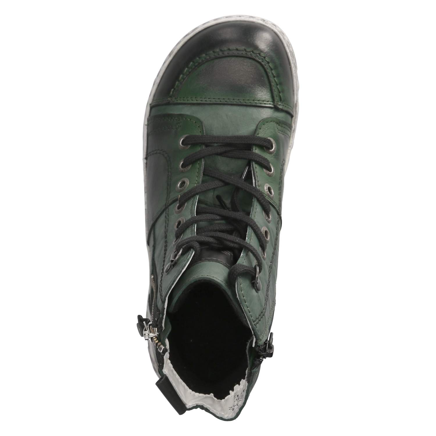 Schnürstiefeletten  Grün