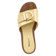 Open Toe Clogs  Gelb