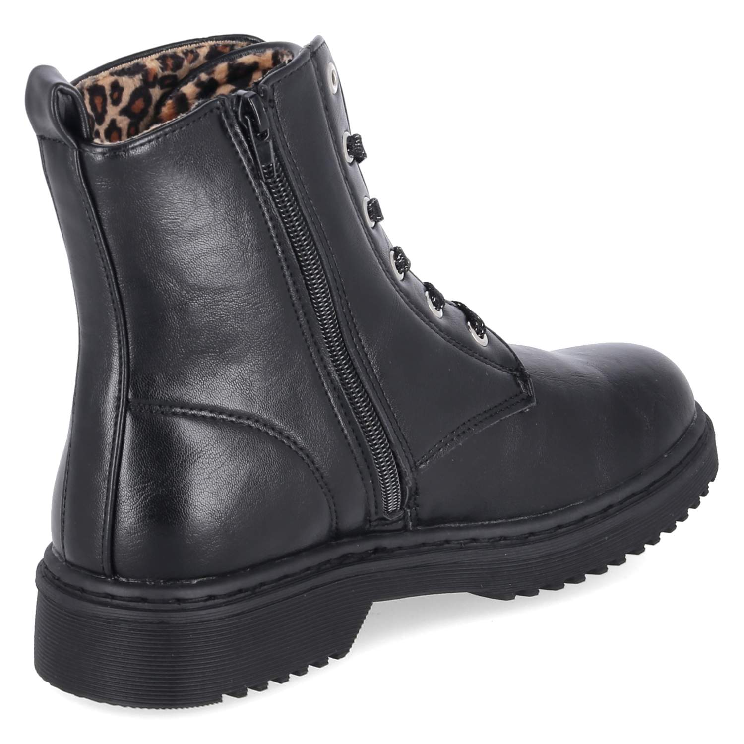 Schnürboots  Schwarz