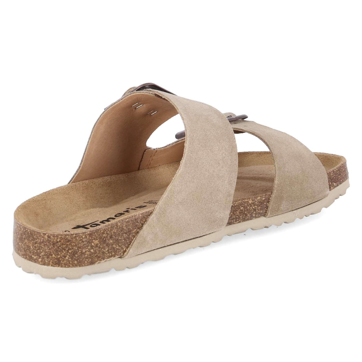 Pantoletten Taupe