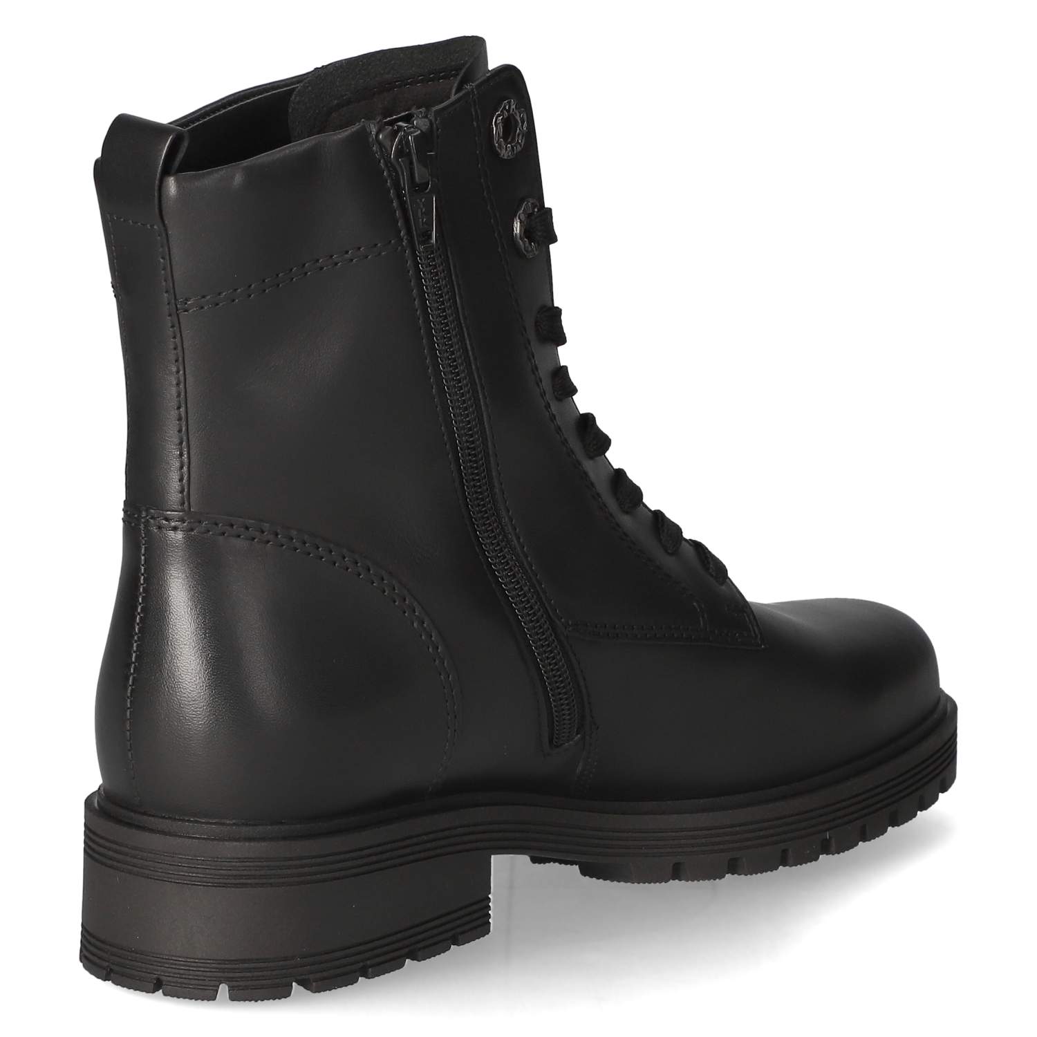 Schnürstiefeletten  Schwarz