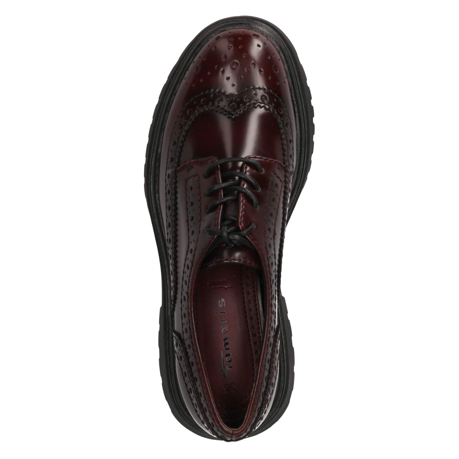 Schnürschuhe  Rot
