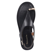 Zehentrenner-Sandalen  Schwarz