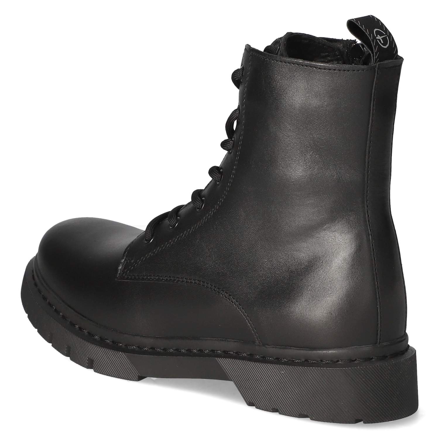 Schnürstiefeletten  Schwarz
