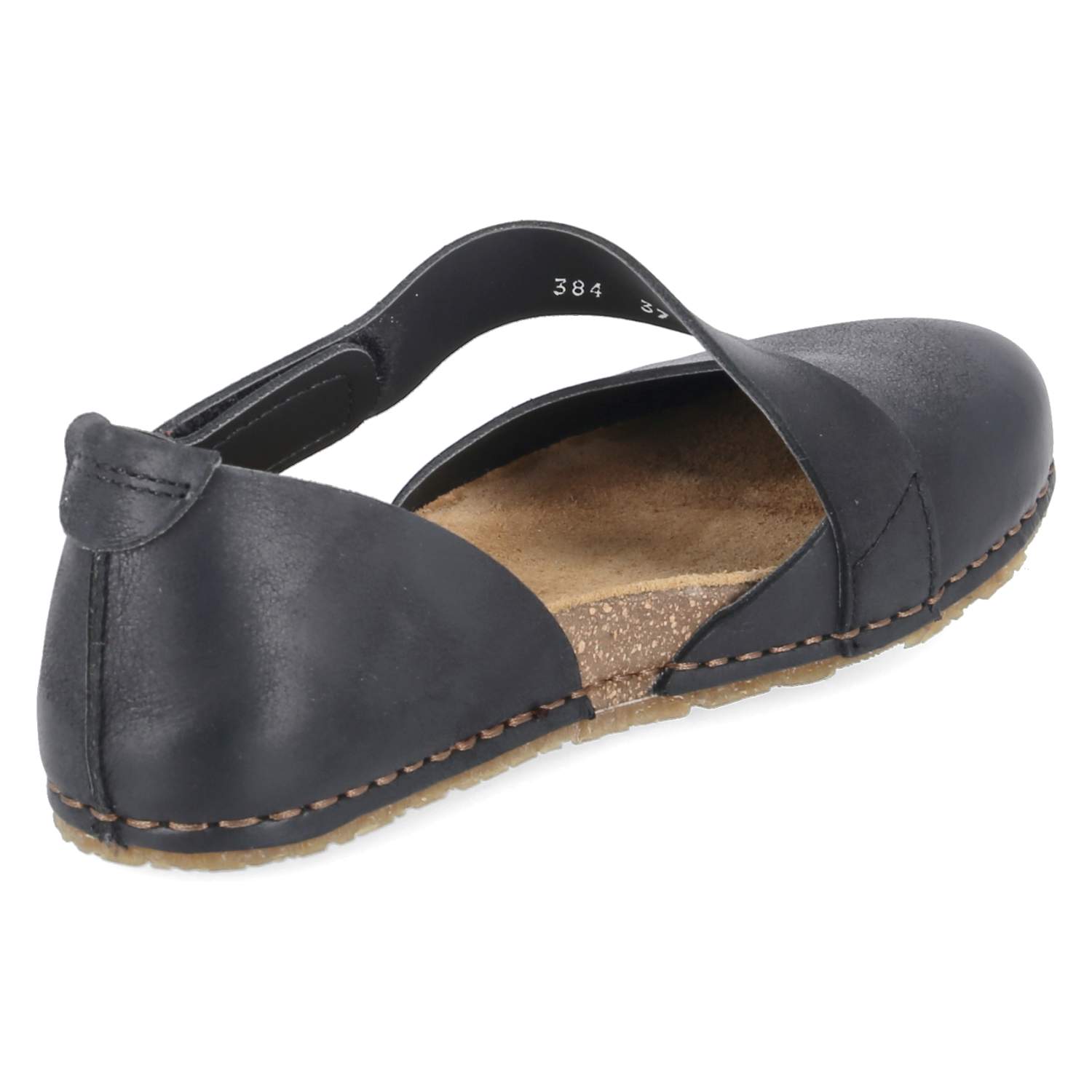 Spangenballerinas CRETA  Schwarz