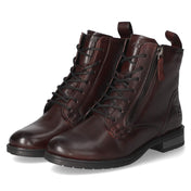 Schnürstiefeletten  Rot