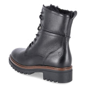 Winterschnürstiefeletten  Schwarz