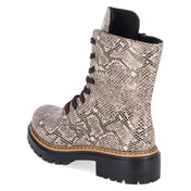 Schnürstiefel  Beige