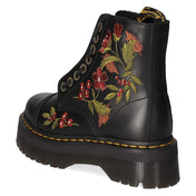 Schnürboots SINCL.FLORAL  Schwarz