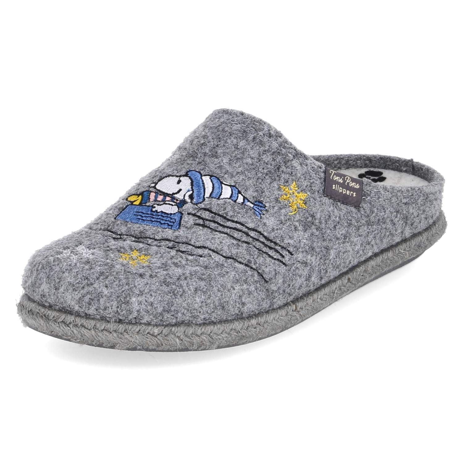 Hausschuhe SNOOPY  Grau