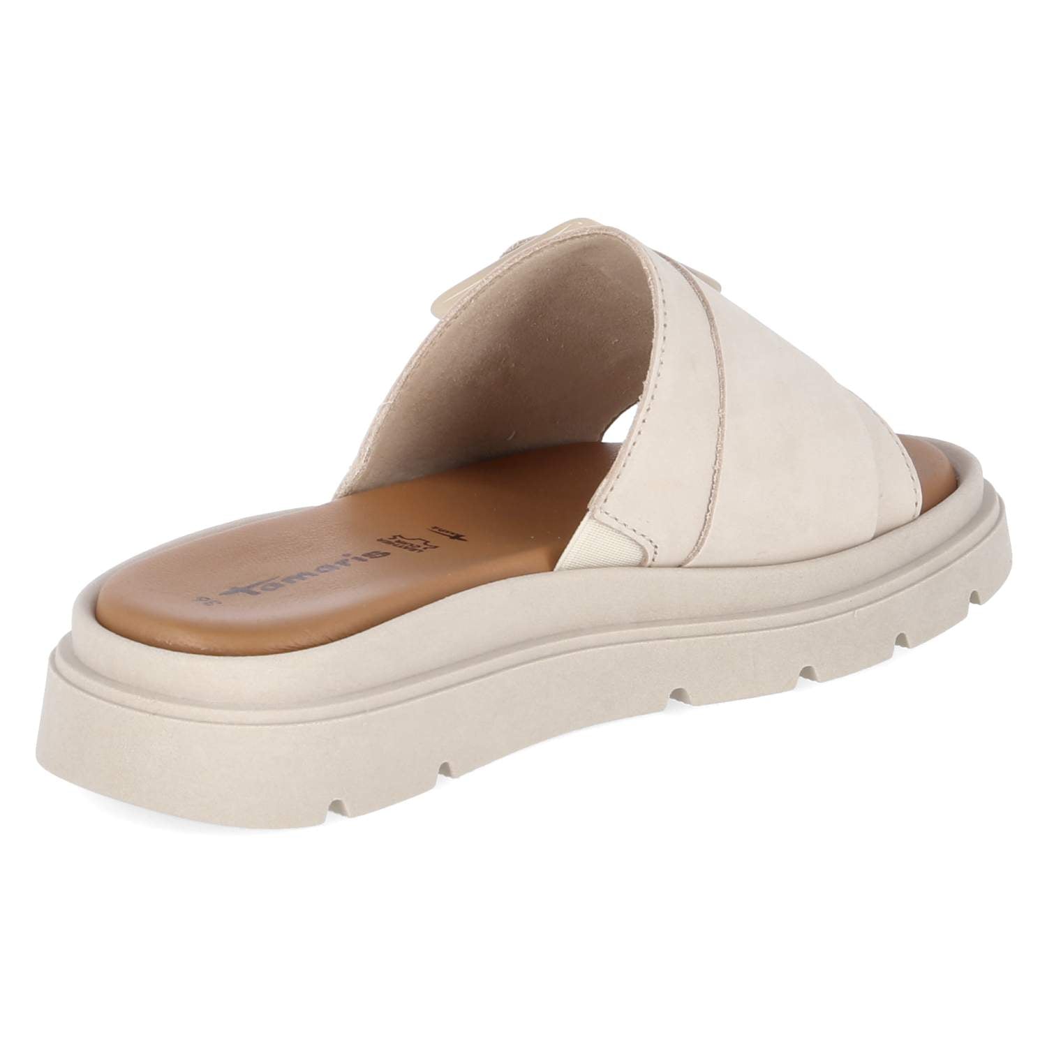 Pantoletten  Beige