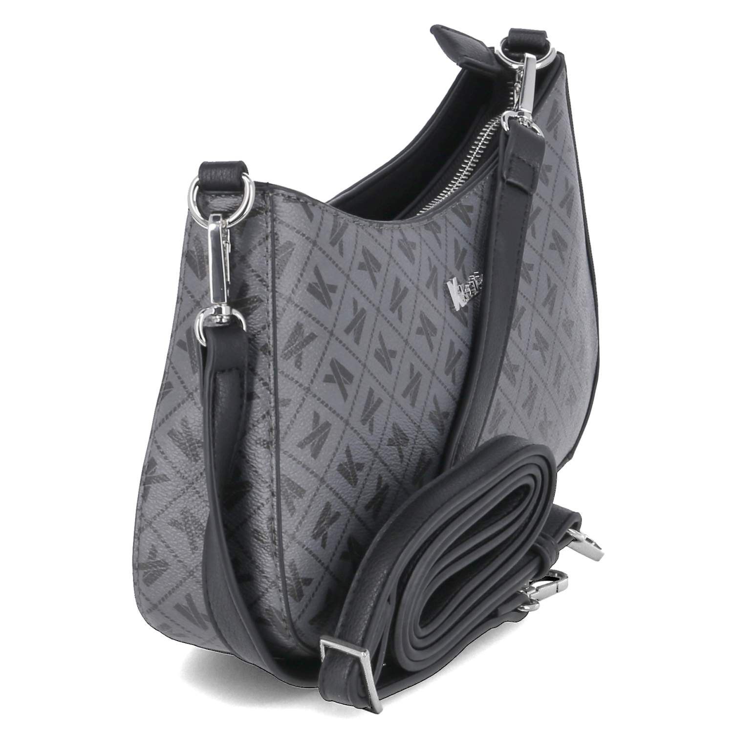 Schultertasche  Grau