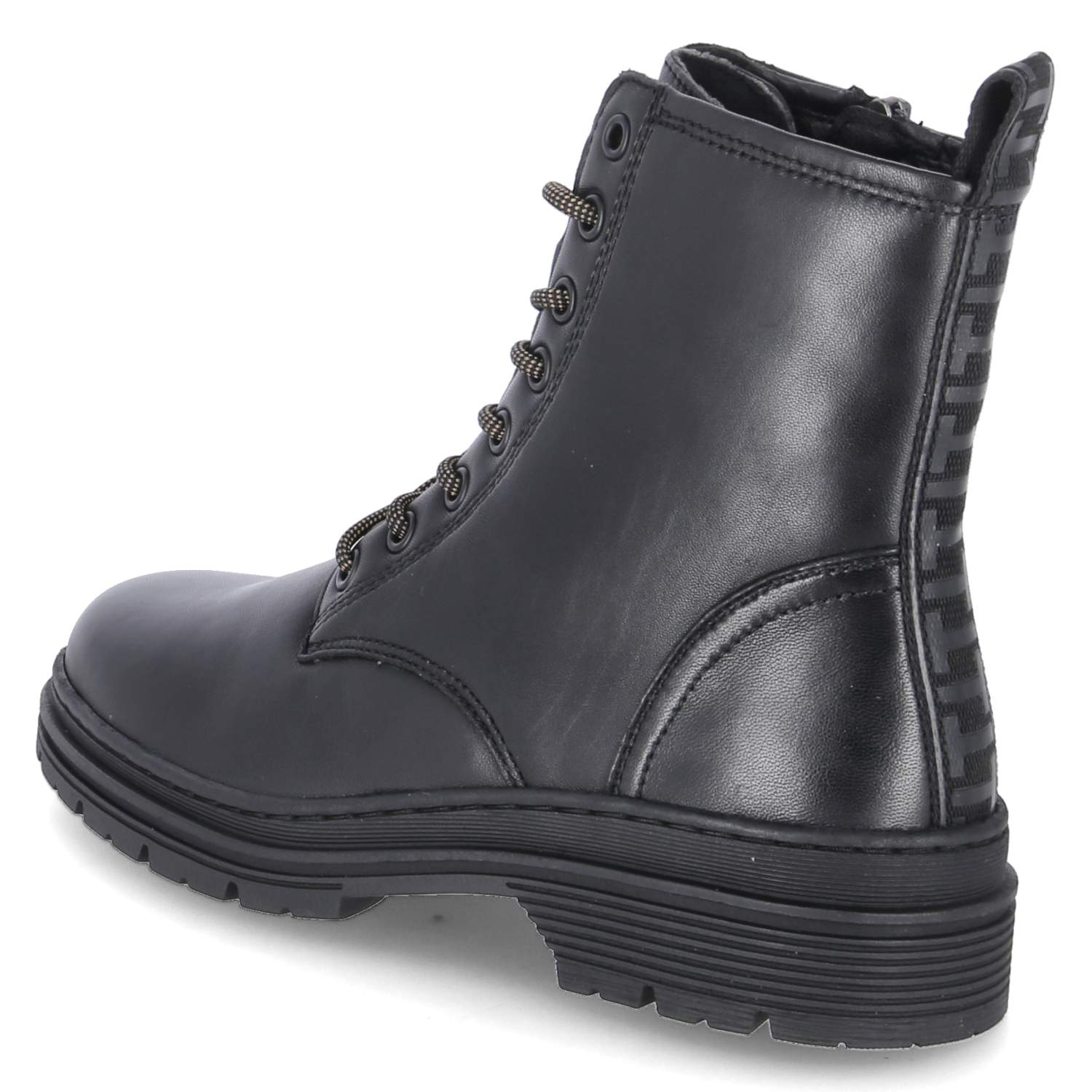 Schnürboots  Schwarz