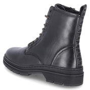 Schnürboots  Schwarz