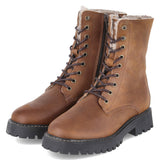 Schnürstiefel  Braun