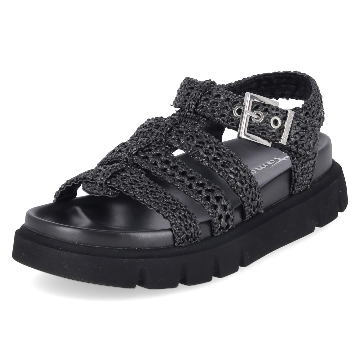 Plateau-Sandalen  Schwarz