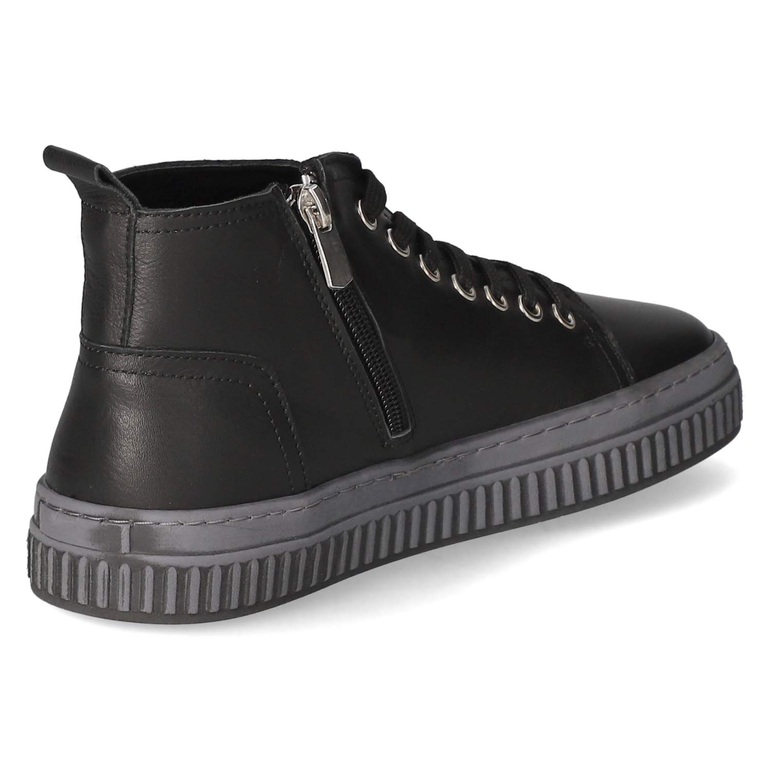 Schnürstiefeletten  Schwarz