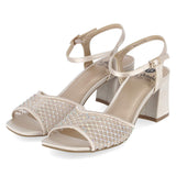 Sandaletten  Beige