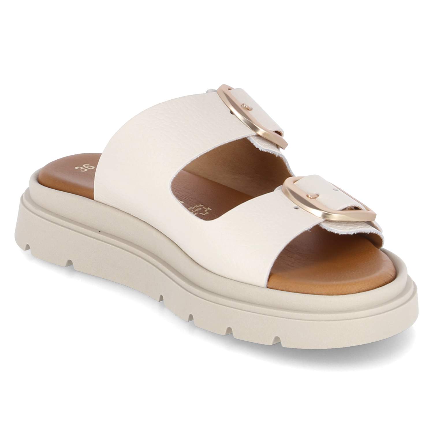 Pantoletten  Beige