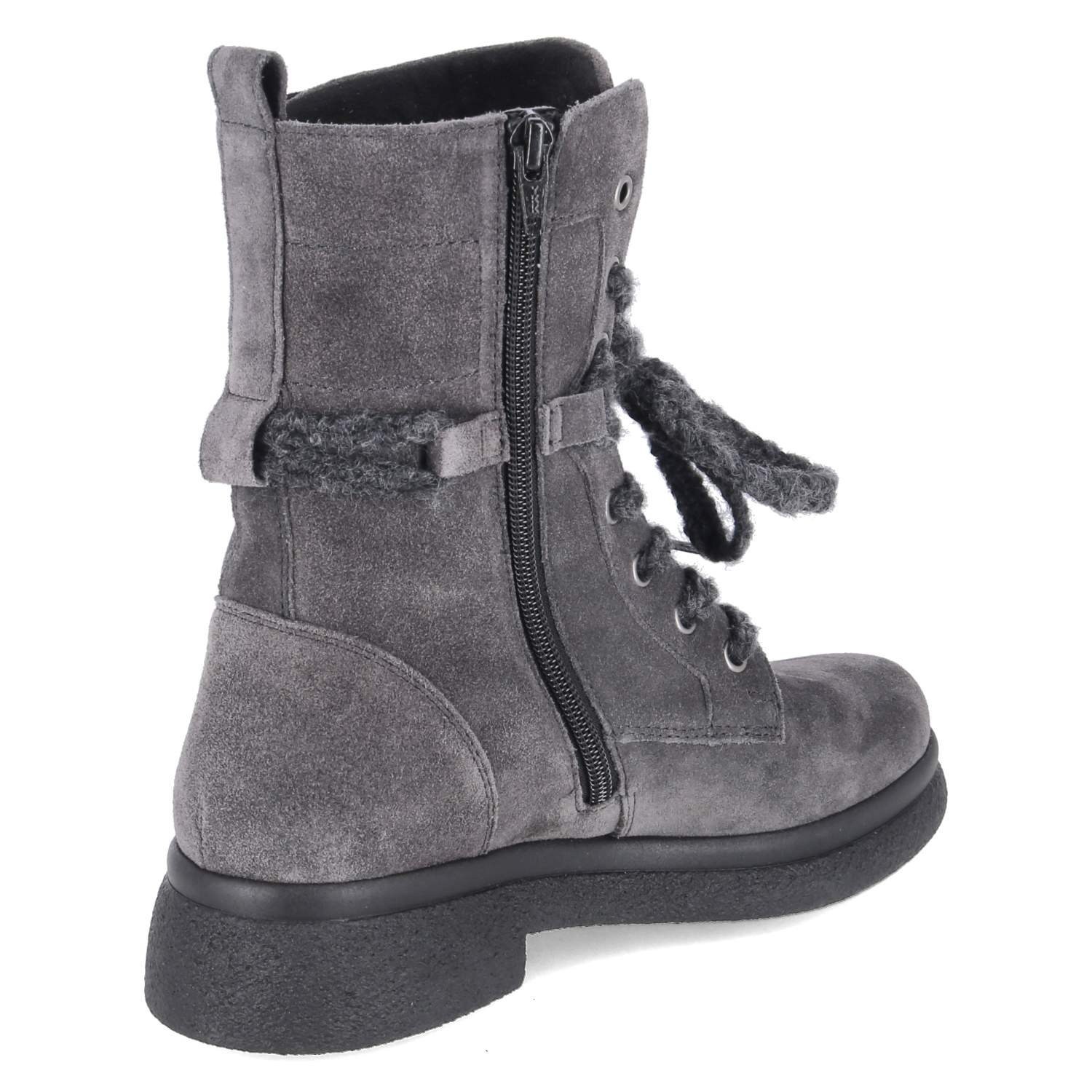 Schnürstiefeletten  Grau