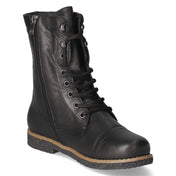 Schnürstiefeletten  Schwarz