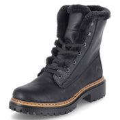 Schnürstiefeletten  Schwarz