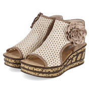 Keilsandaletten  Beige