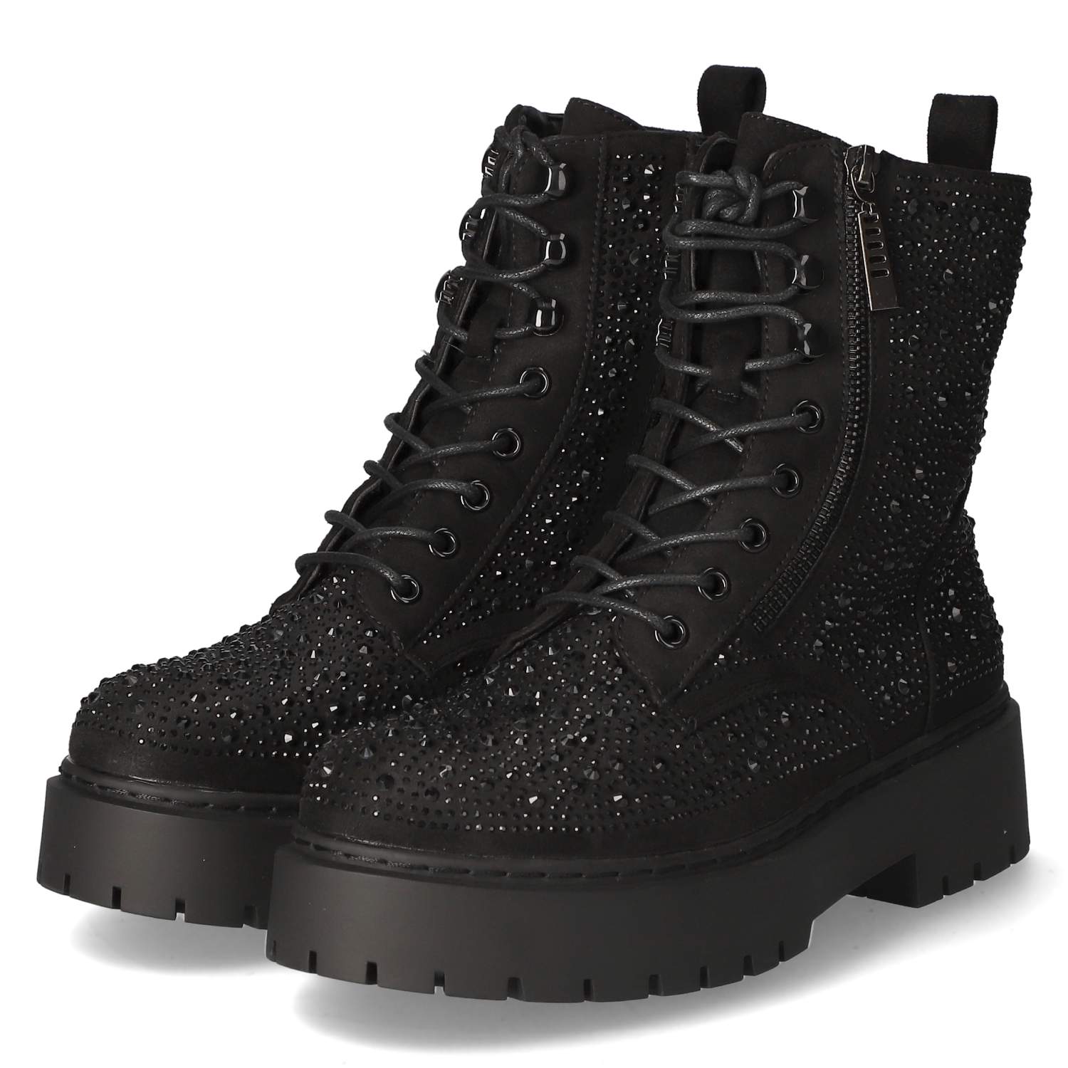 Schnürboots  Schwarz