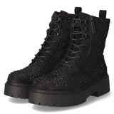 Schnürboots  Schwarz