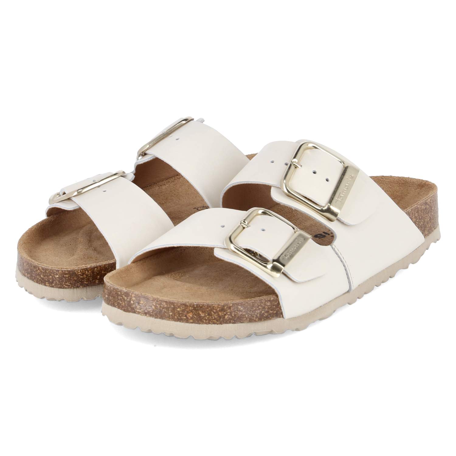 Pantoletten  Beige