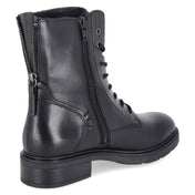 Schnüstiefeletten  Schwarz