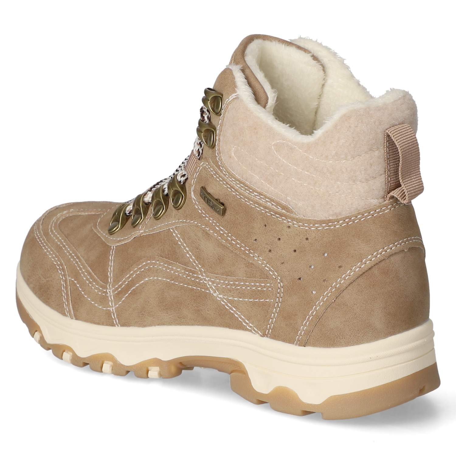 Schnürboots  Taupe