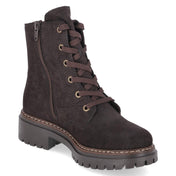 Schnürstiefeletten  Braun