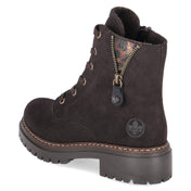 Schnürstiefeletten  Braun
